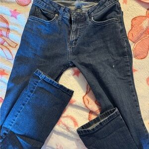 Wrangler Straight Jeans in Dark Blue Wash